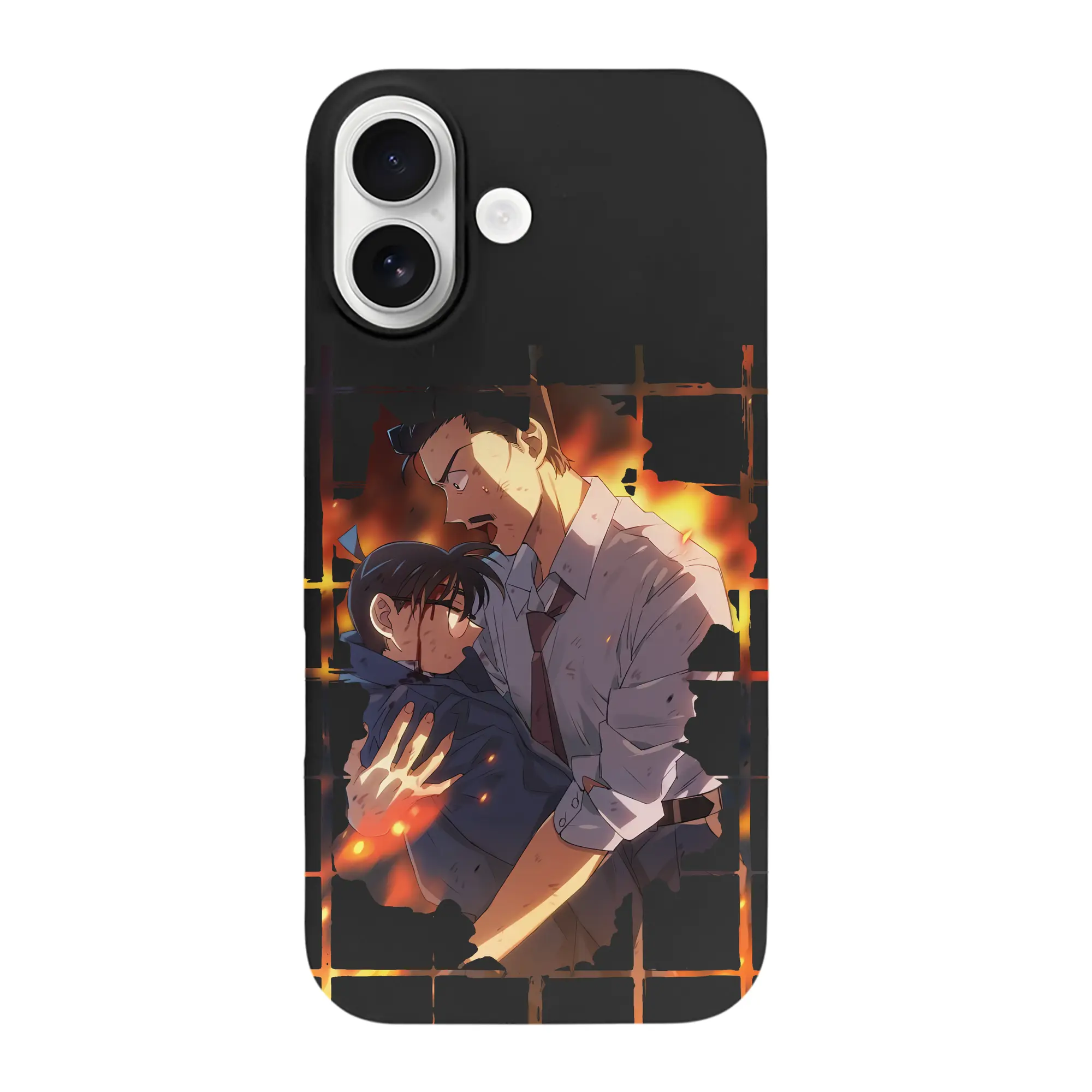 名探偵コナン グッズ 毛利 小五郎 - iPhone 17 シリーズ シリコンケース 薄型 耐衝撃 指紋防止 ソフトタッチカバー 精密フィット 傷防止 保護ケース iPhone 17/17 Air/17 Pro/17 Pro Max 対応